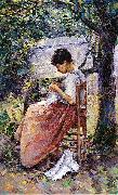 Theodore Robinson The Layette oil painting